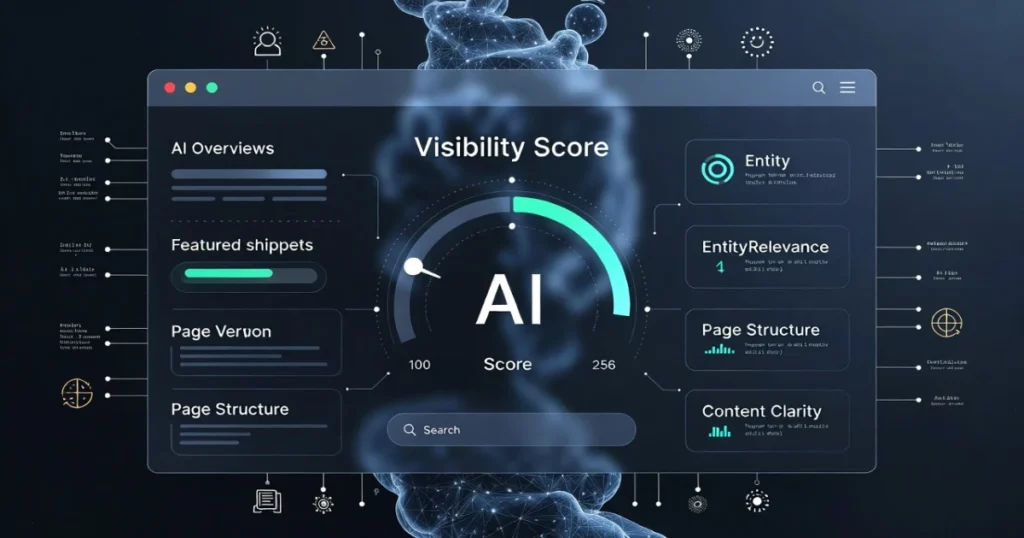 AI SEARCH VISIBILITY SCORE TOOL (AEO + ENTITY + SGE)