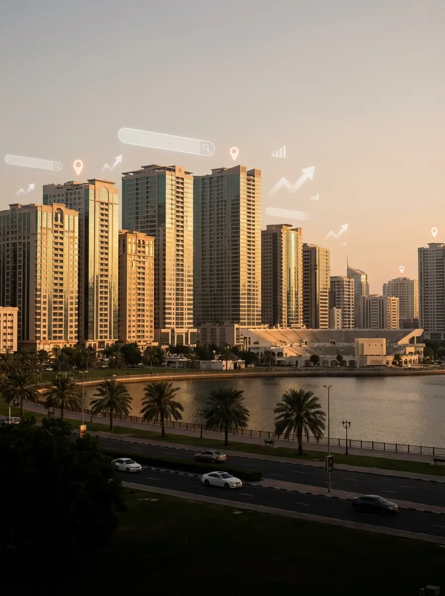 SEO Services Sharjah with bilingual local SEO strategy