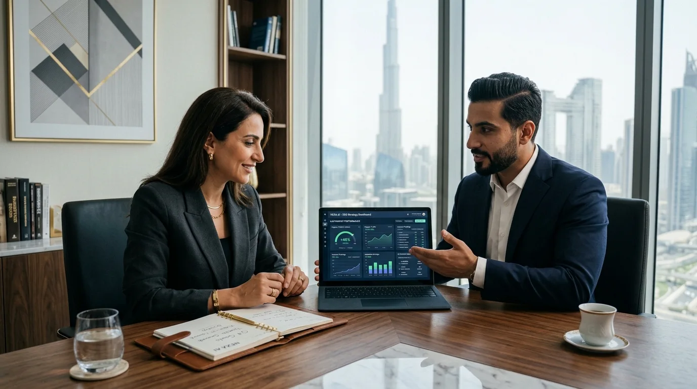 Ali SEO Services strategy consultation for Umm Al Quwain businesses