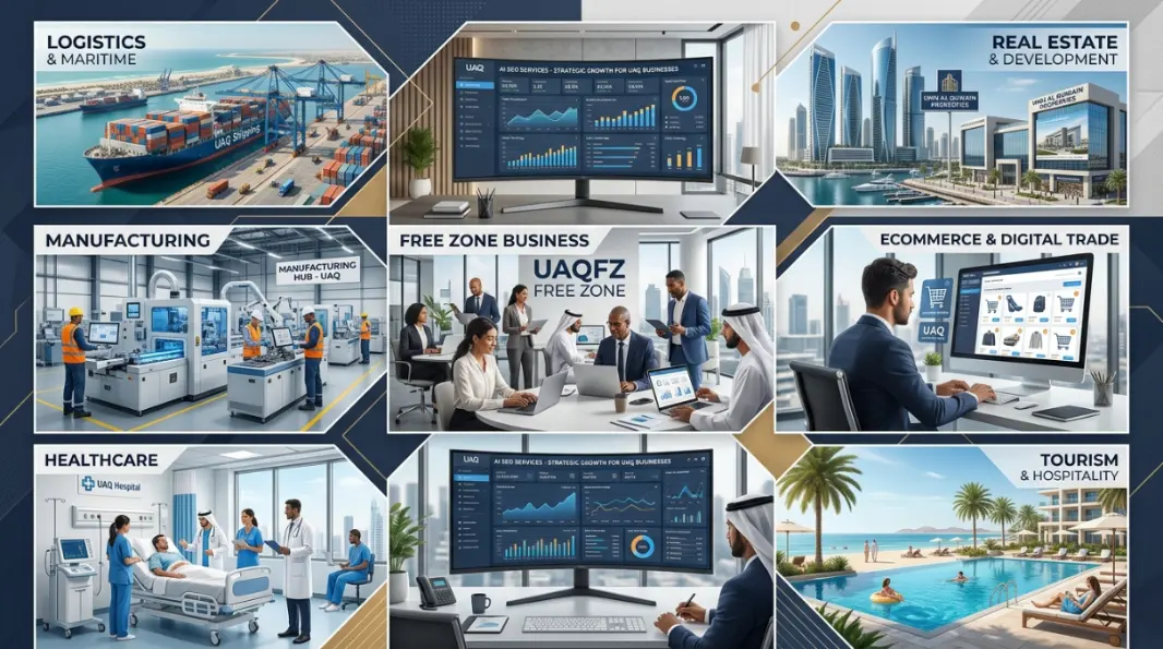 AI SEO services for Umm Al Quwain businesses across all industries