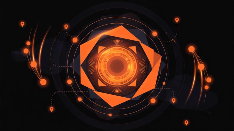 Perplexity SEO — AI answer engine with citation markers illustration