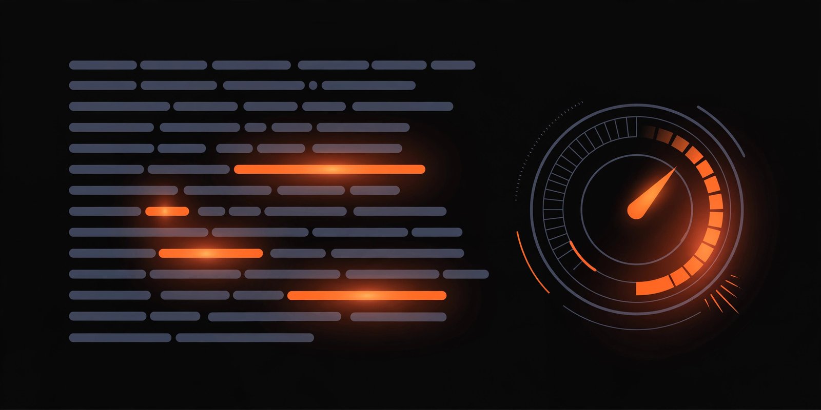 Keyword density optimization &mdash; highlighted keywords with density gauge illustration