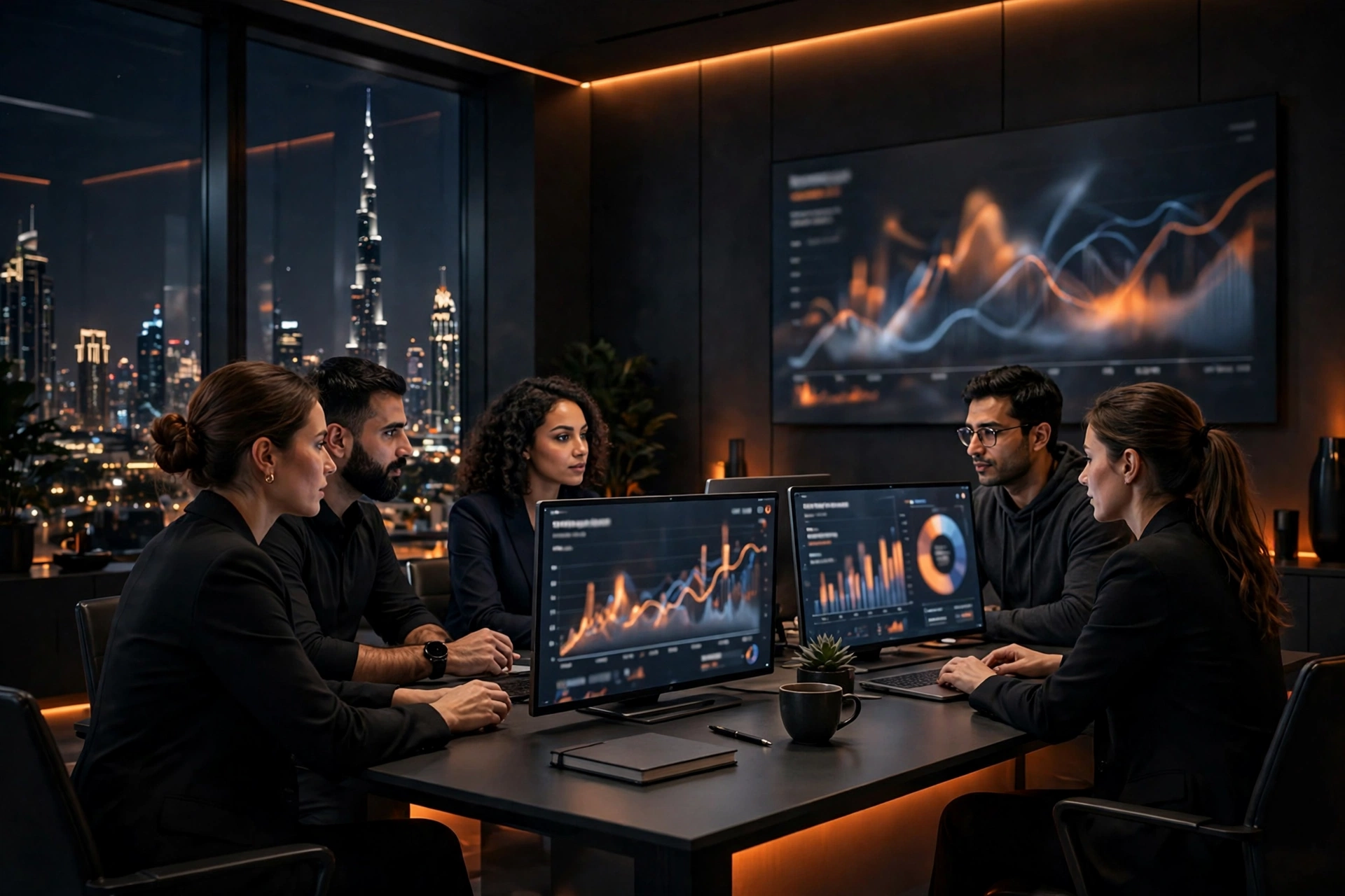 Dubai fintech team planning product and comparison pages for SEO for fintech in Dubai